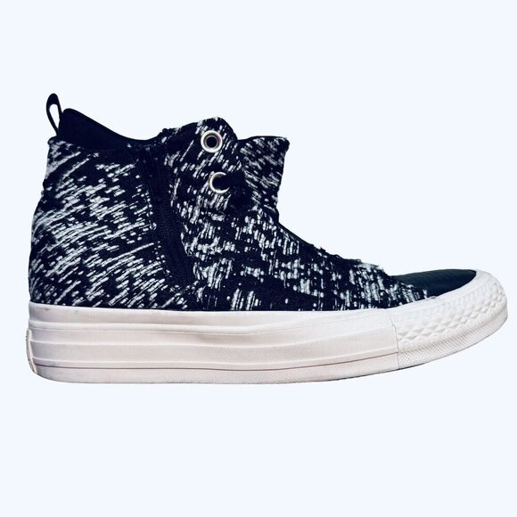 CONVERSE Chuck Taylor All Stars Selene Winter Knit Hi-Top Shoes Women Size 6 Zip - Picture 11 of 14